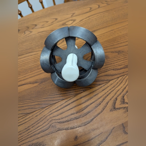 - Donut rotary cutter. Unbranded. Stainless with plastic handles.  2.75 Inches - Picture 3 of 6